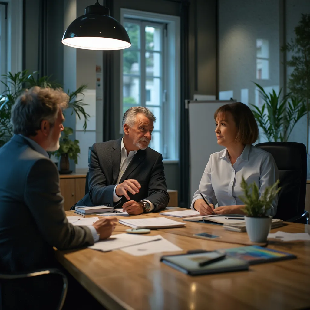 Sesión de formación empresarial en curso